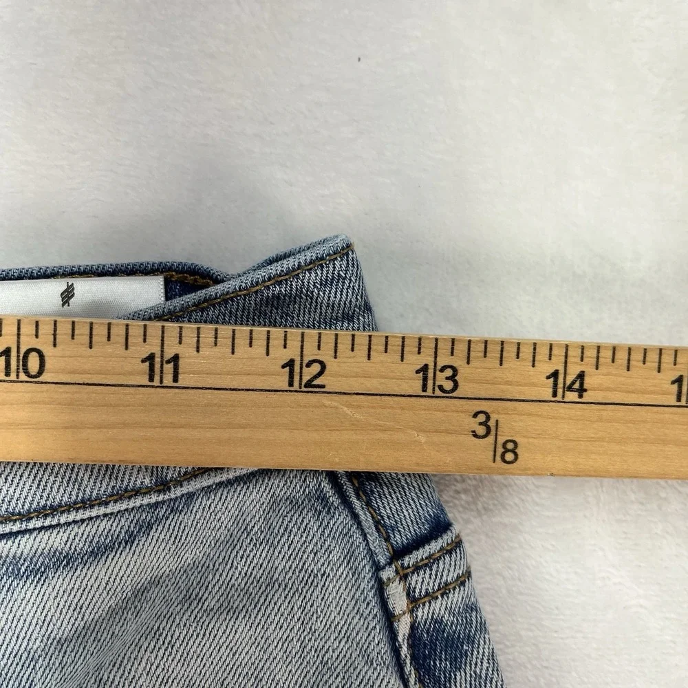 Silver Jeans Highly Desirable Straight Leg Womens 25 Light Wash Exposed Zipper